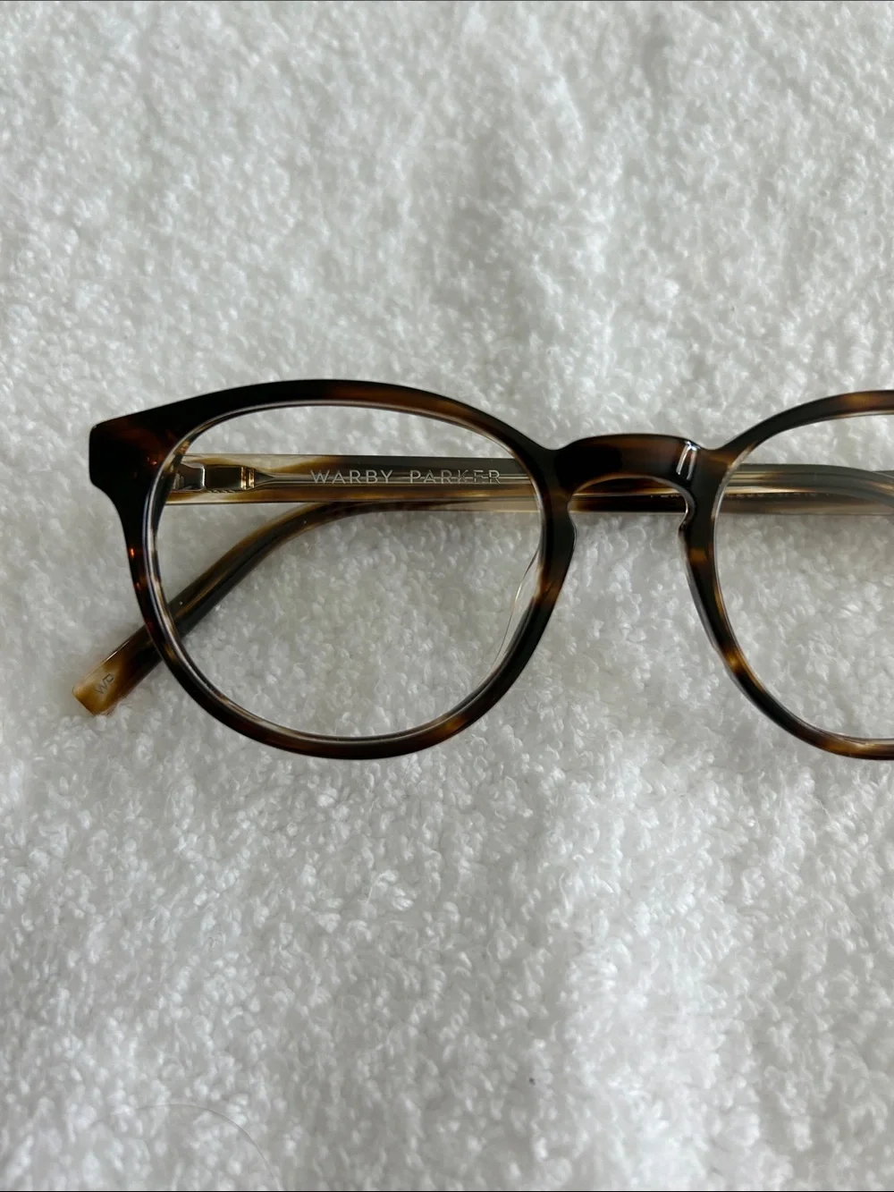 Warby Parker Percey Frame in Striped Sassafras, Narrow Width